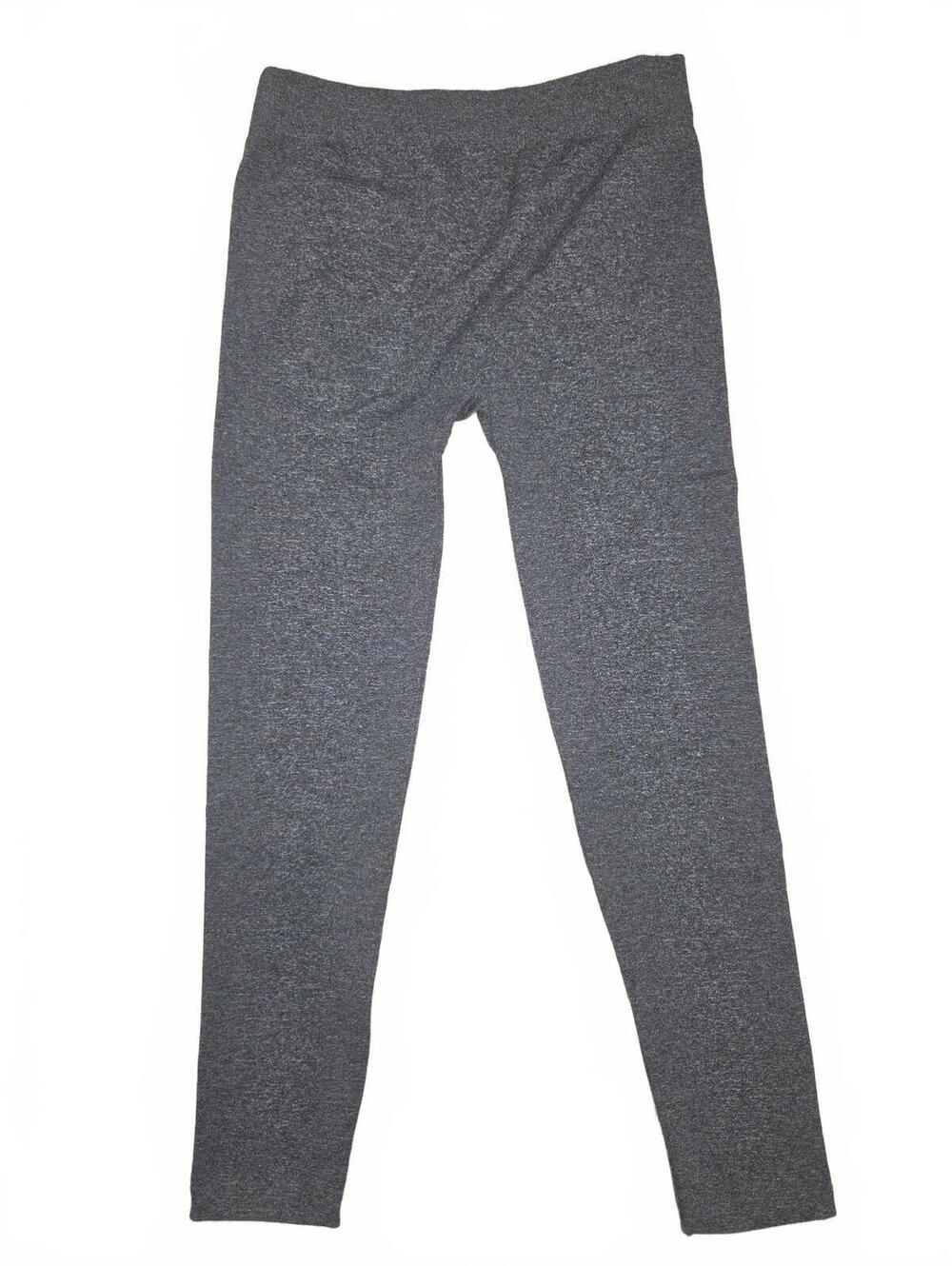 Grey Heather Stretch Activewear Lounge Leggings Womens Size L/XL